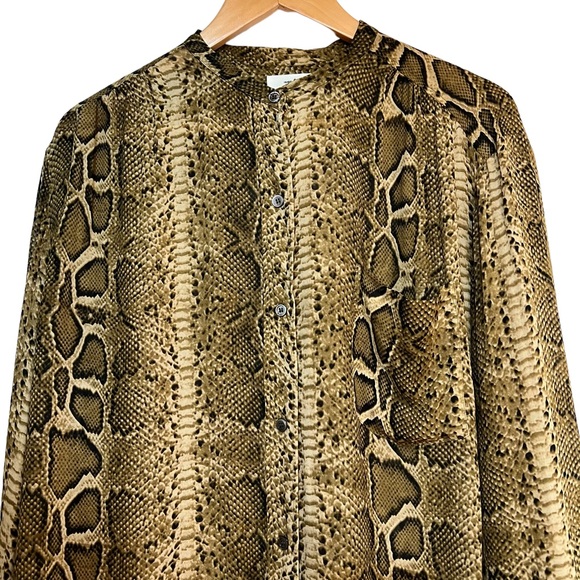 Isabel Marant snake print viscose button down blouse, excellent condition - Picture 3 of 9